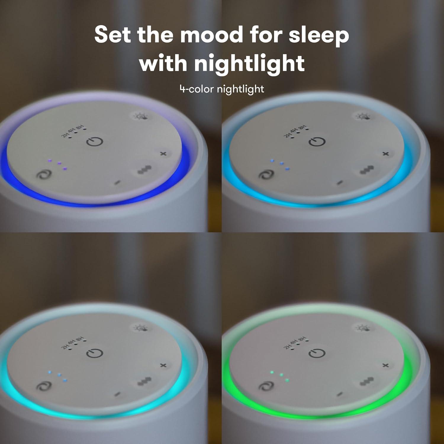 imageFrida Baby 3in1 Baby Air Purifier for Allergy Relief Sound Machine for Sleeping  Nightlight HEPA Filter Purifier for Bedroom with 3 Fan Speeds EasyChange Filter AutoOff Timer1 Count Pack of 1