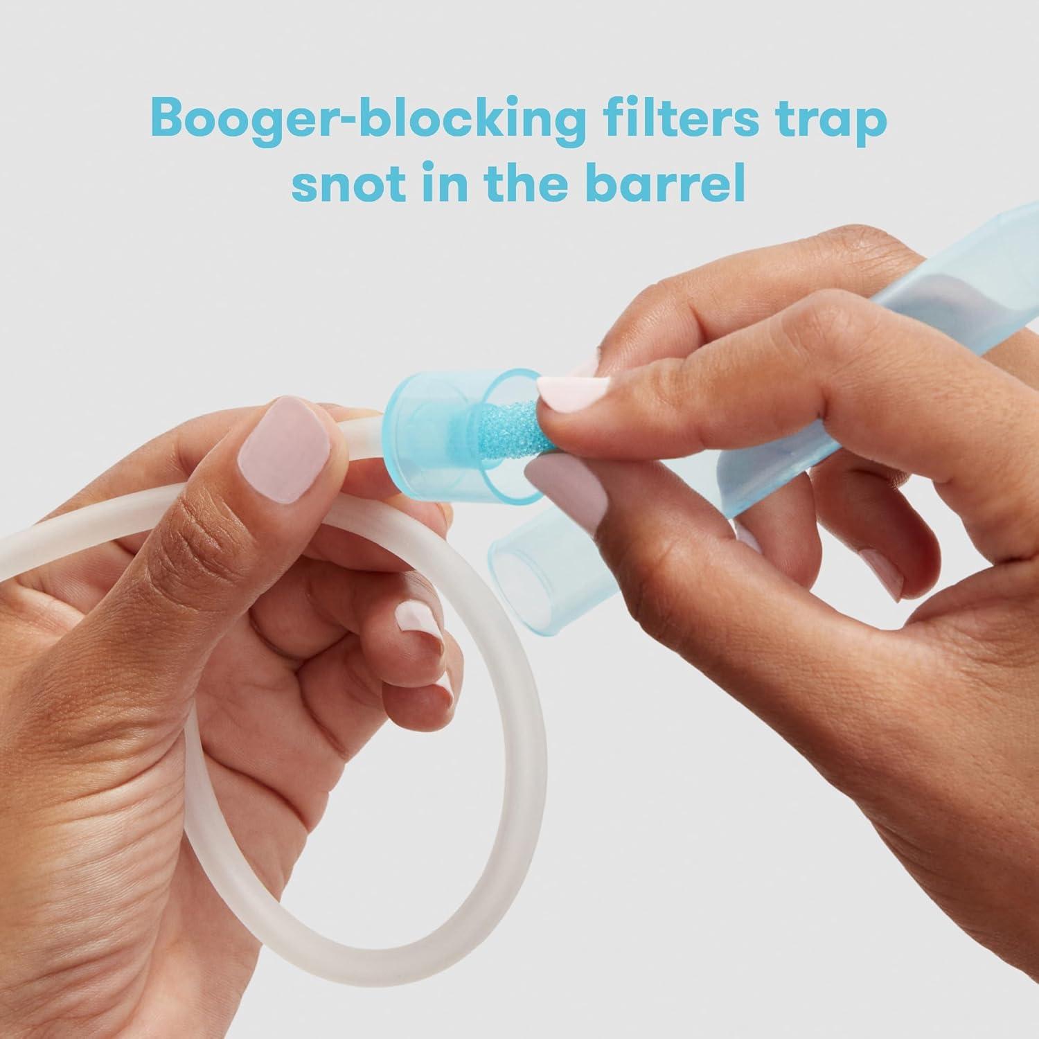 imageFrida Baby Saline Kit Includes NoseFrida Nasal Aspirator for Baby Baby Nose Sucker Saline Nasal Spray for Babies with 10 Extra Hygiene Filters Nasal Spray Decongestant 068 fl ozNoseFrida  3 Filters