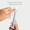 imageFrida Baby Diaper Cream Spatula 100 Silicone Butt Spatula for Baby Diaper Cream Applicator for Easy  Clean Use of Butt Paste ampamp Diaper Rash Cream BPA Free PinkBlue