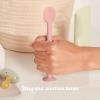 imageFrida Baby Diaper Cream Spatula 100 Silicone Butt Spatula for Baby Diaper Cream Applicator for Easy  Clean Use of Butt Paste ampamp Diaper Rash Cream BPA Free PinkPink