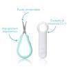 imageFrida Baby Easy Grip Nail Scissors  Grooming Essentials Safe for Infant Newborn Toddler Nails