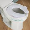 imageFrida Baby FoldandGo Portable Potty Seat for Toilet Foldable Travel Potty Seat for Toddler Fits Round ampamp Oval Toilets NonSlip Base Handles Includes Free Travel Bag