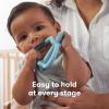 imageFrida Baby GetAGrip BabyTeether for Teething Relief  100 FoodGrade Silicone Teething Toys for Baby 06 12 18 Months Infant BPAFree PVCFree  PinkMuted Blue