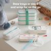 imageFrida Baby Mobile Medicine Cabinet Travel Kit Baby Essentials Gift Set Includes NoseFrida Snotsucker Rectal Thermometer MediFrida Medicine Dispenser with Portable Carrying Case