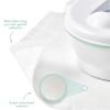 imageFrida Baby Potty Cleanup Essentials LeakProof Potty Liners and Disposable Floor Pads for Potty Training 15 Potty Liners  10 Mess MatsPotty Mess Mats