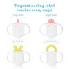 imageFrida Baby Silicone Teething Toys 4in1 Teether for Babies ampamp Infants Teething Relief for 018 Months NotTooColdtoHold Baby Teether BPAFree1 Count Pack of 1