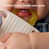 imageFrida Baby Silicone Teething Toys 4in1 Teether for Babies ampamp Infants Teething Relief for 018 Months NotTooColdtoHold Baby Teether BPAFree1 Count Pack of 1