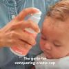 imageFrida Baby The 3Step Cradle Cap System DermaFrida The FlakeFixer Sponge Brush Comb and Storage Stand for Babies with Cradle Cap WhiteBlueScalp MaskSpray Duo