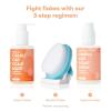 imageFrida Baby The 3Step Cradle Cap System DermaFrida The FlakeFixer Sponge Brush Comb and Storage Stand for Babies with Cradle Cap WhiteBlueScalp MaskSpray Duo