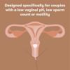 imageFrida Fertility Conception Aid Cup Keeps Sperm Close to Cervix Natural Pregnancy Support for Family Planning Soft Flexible Silicone Reusable Conception Cup and Storage Bag