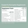 imageFrida Fertility PreConception Supplement Set His ampamp Hers Daily Vitamins ampamp Minerals for Fertility Egg Support ampamp Sperm Health Folic Acid Inositol CoQ10 60 Capsules Each 30 Day SupplyFemale Supplements