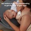 imageFrida Mom 2in1 Lactation Massager Multiple Modes of Heat  Vibration for Clogged Milk Ducts Increase Milk Flow Breast Engorgement  USB Cord Included White