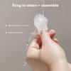 imageFrida Mom 2in1 Manual Breast Pump with HandsFree Silicone Suction Cup Milk Collector Wireless Ergonomic Handle and SoftFeel Flange for BreastfeedingValve
