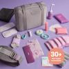 imageFrida Mom 30pc PrePacked Hospital ampamp Diaper Bag Essentials Gift Set Includes Labor Postpartum ampamp Newborn Grooming Kit in One Easy to Organize with Removable Toiletry Bags ampamp Suitcase StrapCSection