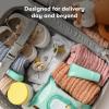 imageFrida Mom 30pc PrePacked Hospital ampamp Diaper Bag Essentials Gift Set Includes Labor Postpartum ampamp Newborn Grooming Kit in One Easy to Organize with Removable Toiletry Bags ampamp Suitcase StrapCSection
