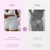 imageFrida Mom Postpartum Underwear Disposable Boyshort Panties Seamless Stretch Support New Mom EssentialsGrey