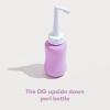 imageFrida Mom Upside Down Peri Bottle Sprayer Perineal Care ampamp Postpartum Recovery Portable Travel Bidet ampamp Perineal Cleanser with Travel Bag Postpartum Essential GrayPeri Bottle  Pink