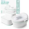 imageFrida Baby AllinOne Potty  Training Toilet with Toddler Potty Chair Toilet Seat Topper Toilet Step Stool Sink Step Stool Cleanup Essentials and Professional Potty GuideAllinOne Potty