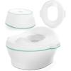 imageFrida Baby AllinOne Potty  Training Toilet with Toddler Potty Chair Toilet Seat Topper Toilet Step Stool Sink Step Stool Cleanup Essentials and Professional Potty Guide3in1 Potty