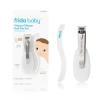 imageFrida Baby NailFrida Baby Nail Clippers ampamp Nail File ampamp Buffer for Newborns and Up Safety Spyhole Nickel Free Curved Clipper to Fit Babies NailsSnipperClipper Set