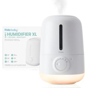 imageFrida Baby 3in1 Cool Mist Humidifier for Large Rooms Top Fill Humidifier for Bedroom Allergy Relief 60 Hour Runtime  Nightlight Auto ShutOff Quiet Carry Handle Essential Oil Diffuser16 Gallon Tank