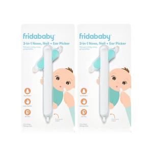 imageFrida Baby 3in1 Nose Nail  Ear Picker by Frida Baby the Makers of NoseFrida the SnotSucker Safely Clean Babys Boogers Ear Wax ampamp More3 in 1 Picker 2ct