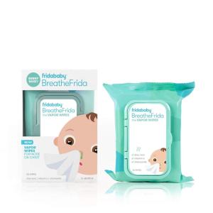 imageFrida Baby Breathefrida Toddler ampamp Baby Nose Wipes Baby Saline Wipes for Nose Chest Allergy Relief Alcohol Free Made with Aloe Vitamin E ampamp Chamomile 30 Count 1pkVapor Wipes