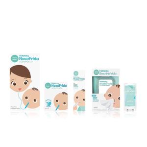 imageFrida Baby Cold and Flu Relief Set Congestion Relief Kit Includes the NoseFrida Nasal Aspirator Hygiene Filter Saline Nasal Spray Baby Vapor Rub ampamp Vapor Nose ampamp Chest WipesCold and Flu Bundle NoseFrida  Hygien Filters  BreathFrida Nose Wipes  Snot Spray and Vapor Rub
