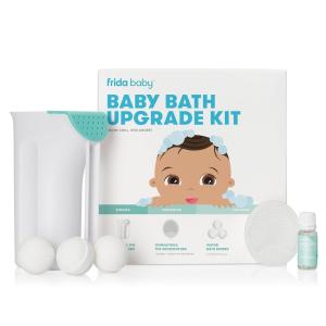 imageFrida Baby Control The Flow Bathtub Sprayer Attachment for Baby Bathtub Shower Head with Scalp Massager Control Waterflow with 2 Pressure ModesBath Kit