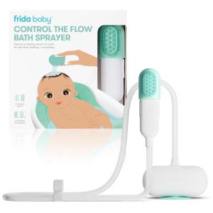 imageFrida Baby Control The Flow Bathtub Sprayer Attachment for Baby Bathtub Shower Head with Scalp Massager Control Waterflow with 2 Pressure ModesSprayer
