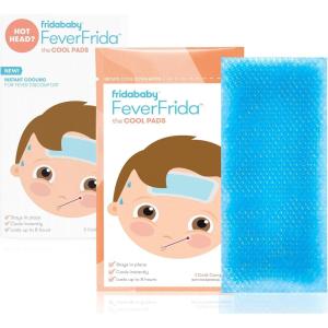 imageFrida Baby Cool Pads Fever Patch for Kids Fever Reducer Discomfort ampamp Headache Relief 5 Count