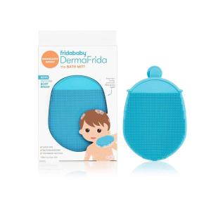imageFrida Baby DermaFrida The SkinSoother Baby Bath Brush Cradle Cap Brush for Babies Baby Essential for Dry Skin Cradle Cap Treatment and Eczema 2 PackBath Mitt