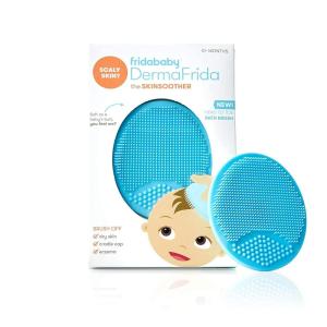 imageFrida Baby DermaFrida The SkinSoother Baby Bath Brush Cradle Cap Brush for Babies Baby Essential for Dry Skin Cradle Cap Treatment and Eczema 2 PackSkinSoother 1ct