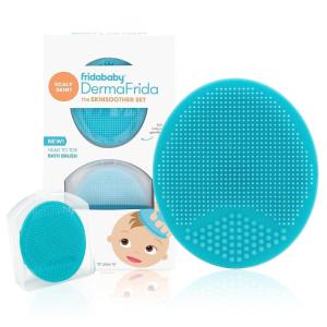 imageFrida Baby DermaFrida The SkinSoother Baby Bath Brush Cradle Cap Brush for Babies Baby Essential for Dry Skin Cradle Cap Treatment and Eczema 2 PackSkinSoother 2ct