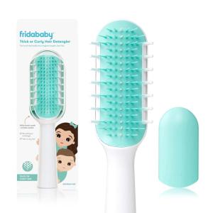 imageFrida Baby Fine or Straight Hair Detangling Kids Brush byBlue White