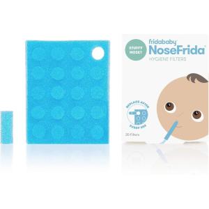 imageFrida Baby Saline Kit Includes NoseFrida Nasal Aspirator for Baby Baby Nose Sucker Saline Nasal Spray for Babies with 10 Extra Hygiene Filters Nasal Spray Decongestant 068 fl oz20 Count Pack of 1