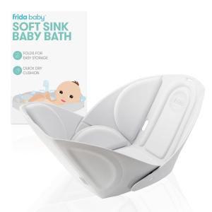 imageFrida Baby Soft Sink Bath Sink Bather Easy to Clean Bather That Supports Babys Head1 Count Pack of 1