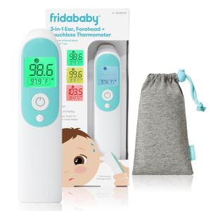 imageFrida Baby Thermometer 3in1 Infrared Thermometer for Ear Forehead ampamp Touchless Fever Thermometer for Baby Infants Toddlers Kids ampamp AdultsInfrared Thermometer