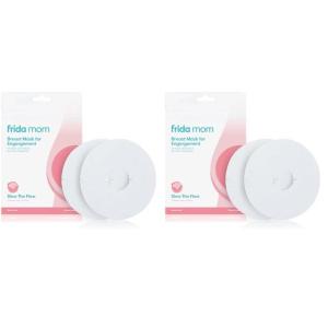 imageFrida Mom Hydration Packets for Breasts Hydrate Nipples with Breast Mask Made with Aloe Vera Honey Tea Tree Oil ampamp Cucumber 2 Sheet Masks2 Count Pack of 2