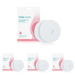 imageFrida Mom Hydration Packets for Breasts Hydrate Nipples with Breast Mask Made with Aloe Vera Honey Tea Tree Oil ampamp Cucumber 2 Sheet Masks2 Count Pack of 4