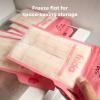 imageFrida Mom Breastmilk Storage Bags 50ct Standard Freeze amp Thaw Milk Bags for Breastmilk Leakproof Seal Perfect Pour Spout Precise Portions No Slip Finger Grip BPA Free 6oz Bag50ct Split Stash
