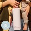 imageFrida Mom Flow  Go Breastmilk Cooler Bottle 24hr Portable Breastmilk Cooler for Travel Designed to Store Breastmilk Bags amp Bottles Includes 2 Ice Pucks amp Carrying Handles Lightweight 20ozCooler Bottle