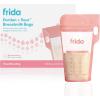 imageFrida Mom Breastmilk Storage Bags 50ct Standard Freeze amp Thaw Milk Bags for Breastmilk Leakproof Seal Perfect Pour Spout Precise Portions No Slip Finger Grip BPA Free 6oz Bag50ct Standard
