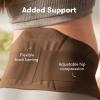 imageFrida Mom Dual Support Pregnancy Belly Band SM Maternity Belly Band with Ultimate Support Back Hip amp Pelvic Adjustable Lightweight Breathable amp Comfy Supports Bump as Baby Grows ClayCocoa