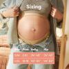 imageFrida Mom Dual Support Pregnancy Belly Band SM Maternity Belly Band with Ultimate Support Back Hip amp Pelvic Adjustable Lightweight Breathable amp Comfy Supports Bump as Baby Grows ClayClay